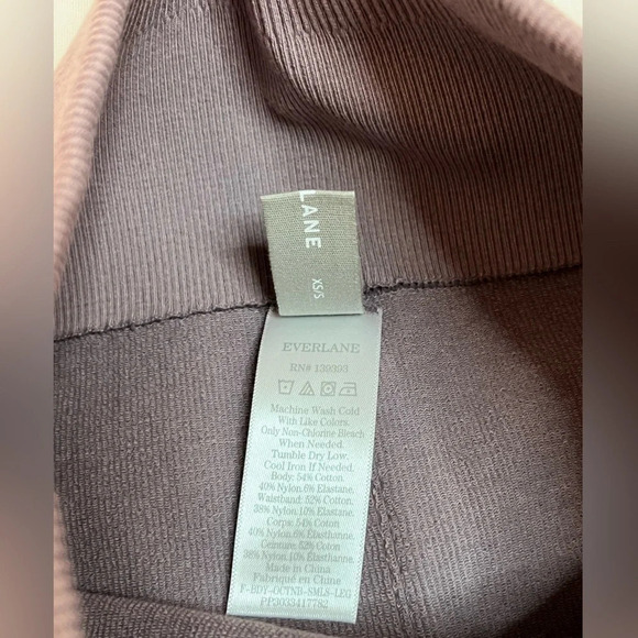 Everlane The Seamless Legging Color Dusty Lavender Cotton - Picture 4 of 9